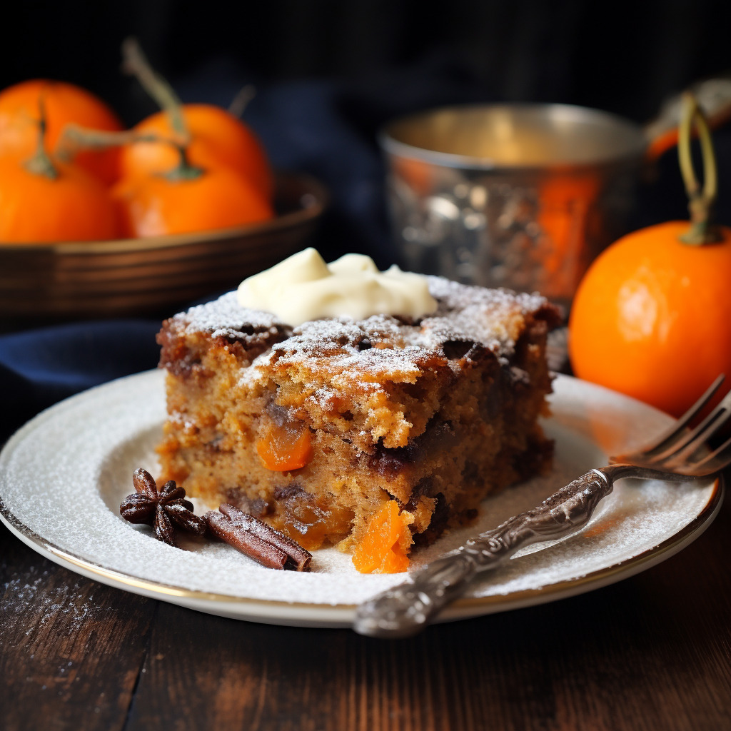 Persimmon Pudding Cake Sattvic Recipes