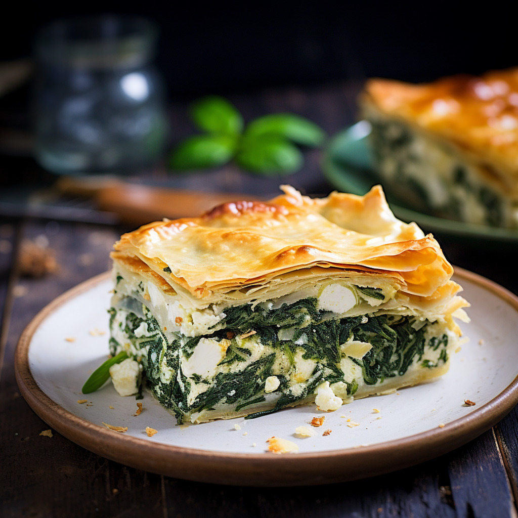 Spinach And Feta Pie Sattvic Recipes